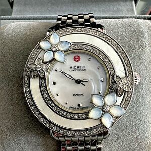 Michele Cloette Fleur Women's Watch with 122 Diamonds Limited Edition #717